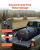 Water Storage Bladder, 113L Portable & Collapsible Water Storage Bag, Wear-Resistant 1000D PVC Soft Waters Bag, Leakproof Camping Tank Containers for