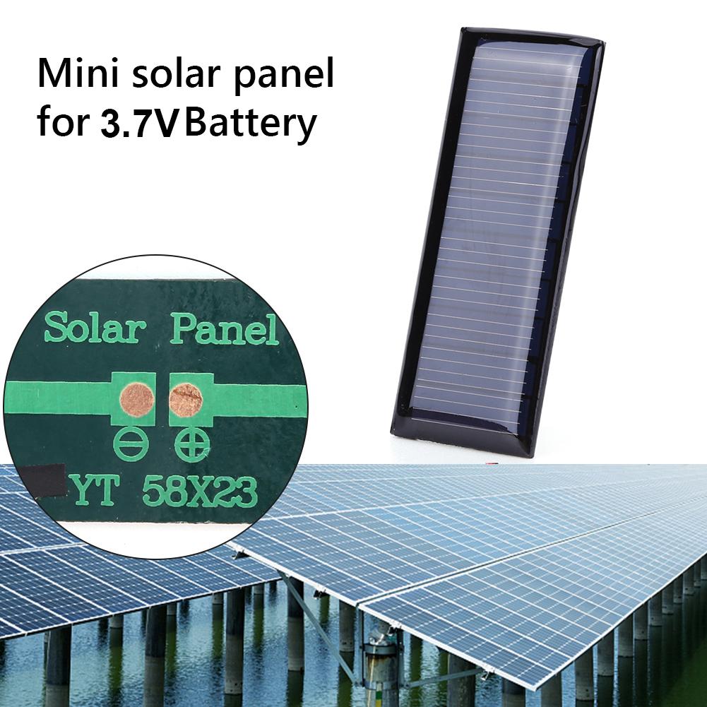 100-1pcs Mini Solar Cell Panel 5V 0.23W 45MA Pocket Solar Charging Panels Polysilicon Power Bank for 3.7V Solar Toy/LED Light
