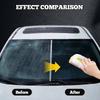 Oil Film Cleaning Brush for Car Windows,2025 Upgrade Reusable Automotive Oil Film Cleaning Brush,Mini Portable Car Window Oil Film Cleaner for