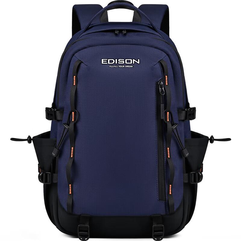 Edison High School Student Backpack, Large Capacity, Anti-Drop Spine Protection, Weight Reduction,