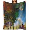 Late Summer Blues - Original Throw Blanket Bed linens Cute Nap Plush Blankets
