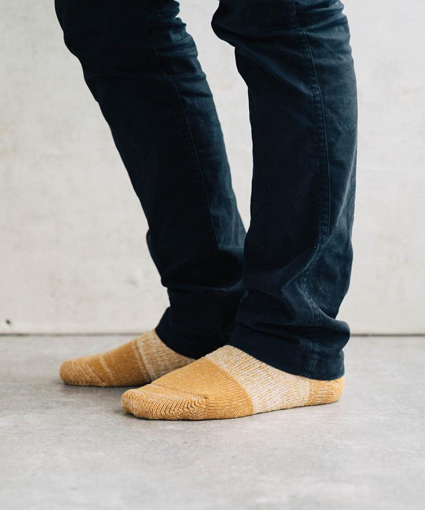 Nakota Low Gauge Panel Full Cold Sizes Oatmeal Socks, Cotton, Pile, Short, Warm, Weather, Men's (25-27cm),