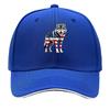 American Flag Wolf Baseball Cap  Lightweight Breathable Fabric Adjustable Snapback Closure Sandwich Baseball Cap