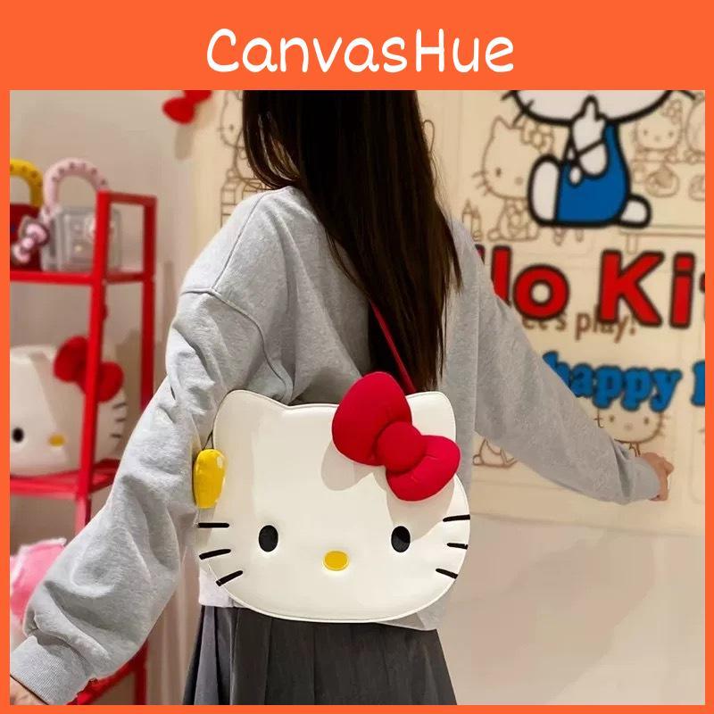 Red Bow Cat Cartoon Shoulder Bag Crossbody Bag Young Girls And Women