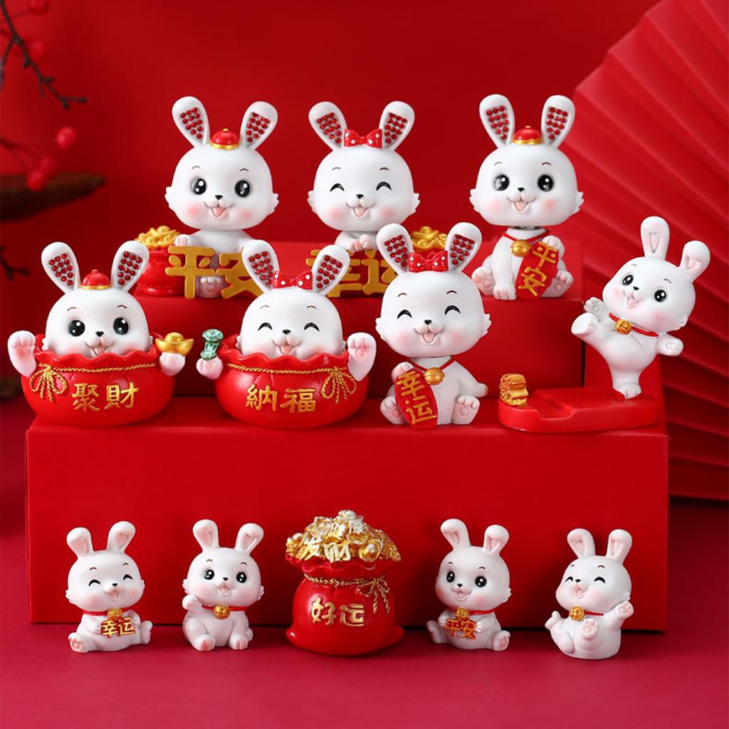 Cute Ornament Resin Material Multicolor Decoration for Household and Office Desktop