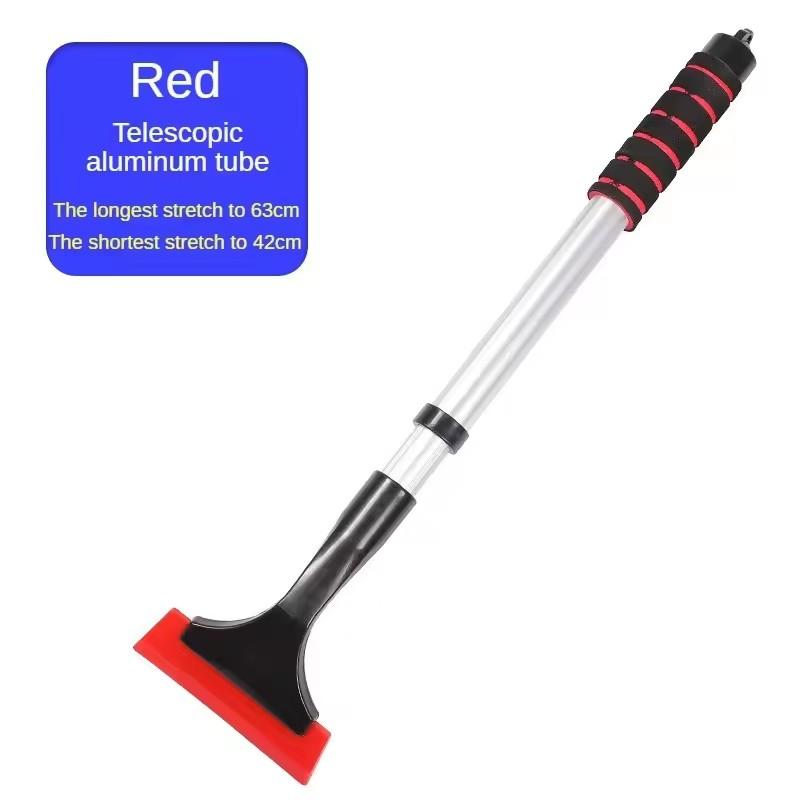 

Aluminum Ice Scraper Snow Brush for Car Windshield Frost Removal Winter Auto Windows Defroster Car Snow Shovel Cleaning Scraping красный