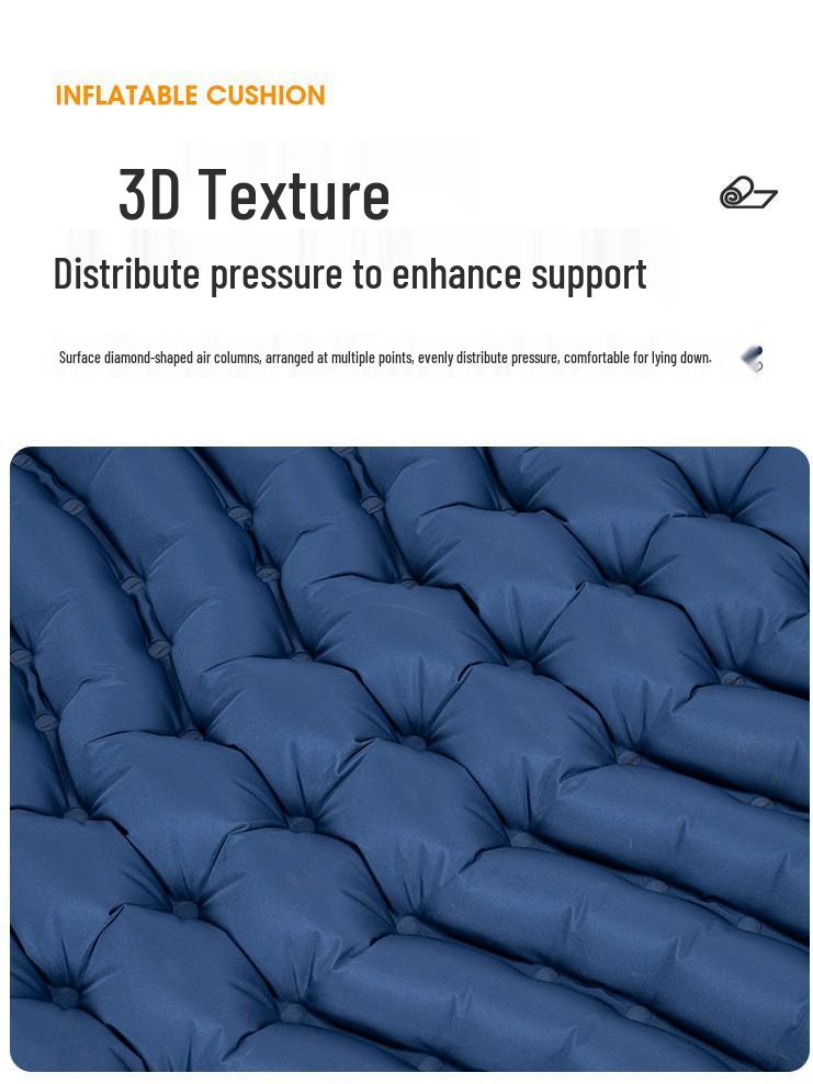 Double Inflatable Camping Sleeping Pad and Mattress