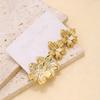 Popular retro gold flower earrings women's simple sun flower stud earrings ear jewelry
