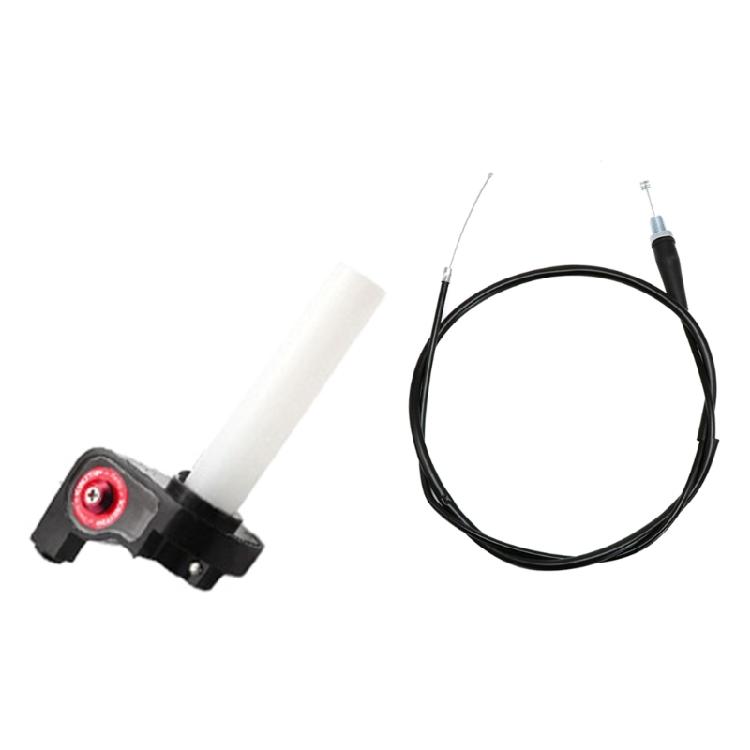 Aluminum Throttle Grip with Visual Oil Level Optimize Riding Experience Durable