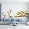 Sitting Standing Deer Statues Bull Figurine Modern Artwork Chinese Animal Sculpture Ornaments for