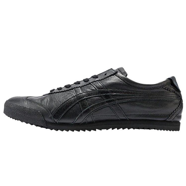 ONITSUKA TIGER Deluxe Synthetic Leather Slip Resistant, Abrasion Resistant, Lightweight Low Top Casual Shoes Unisex 1181A367-002