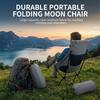 Portable Folding Camping Chair With Mesh Backrest For Fishing Camping Beach Outdoor Use