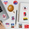 50 Trendy Brand British Style Notebook Skateboard Suitcase Water Cup Graffiti Decoration Stickers