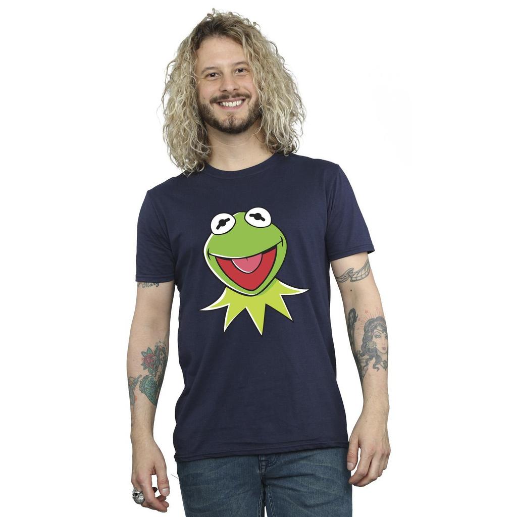 Disney Mens Muppets Kermit Head T-Shirt