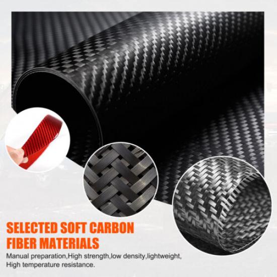 Red Carbon Fiber Headlight Eyelids Eyebrows For Subaru Crosstrek 2024+