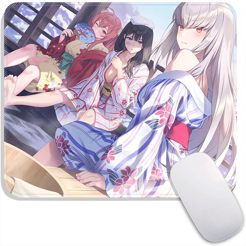 Anime B_Brown Dust II Mouse Pad Small Gaming Mousepad Gamer Non-Slip Edge Standard MousePads PC Compact Stitched Office Mousemat