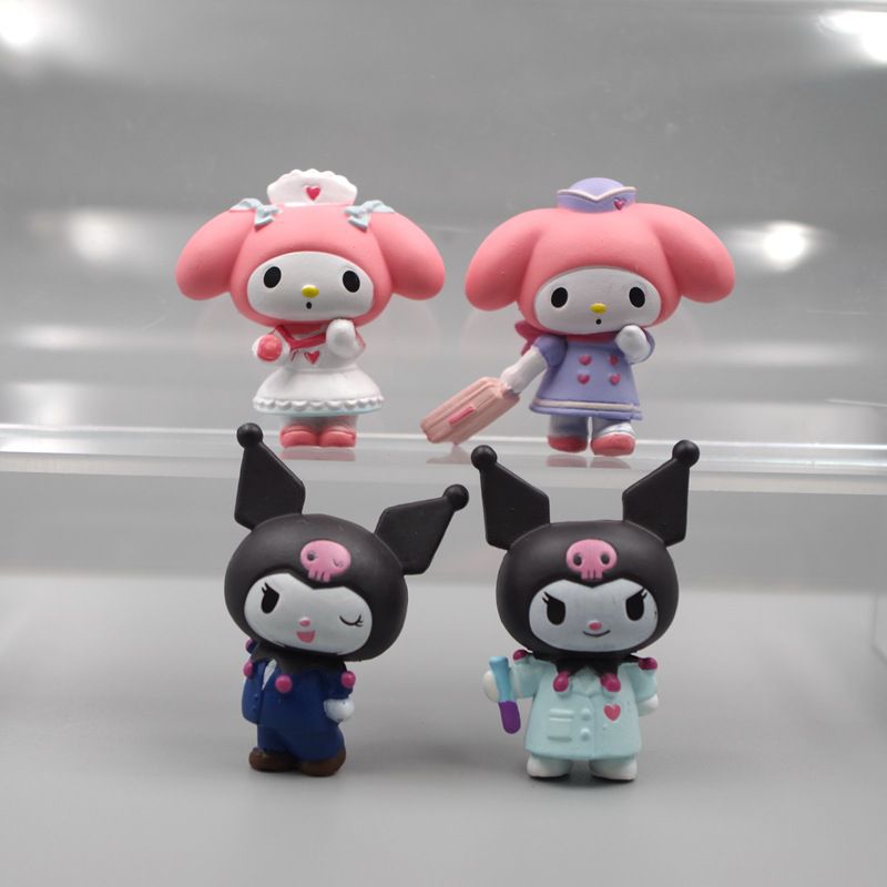 Buy Kuromi 4pcs My Melody Figure Professional Dress Doctor Toy