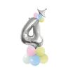 Digital Aluminum Film Balloon Set Balloon Bundle Balloon Column Baby Birthday Party Decoration Arrangement