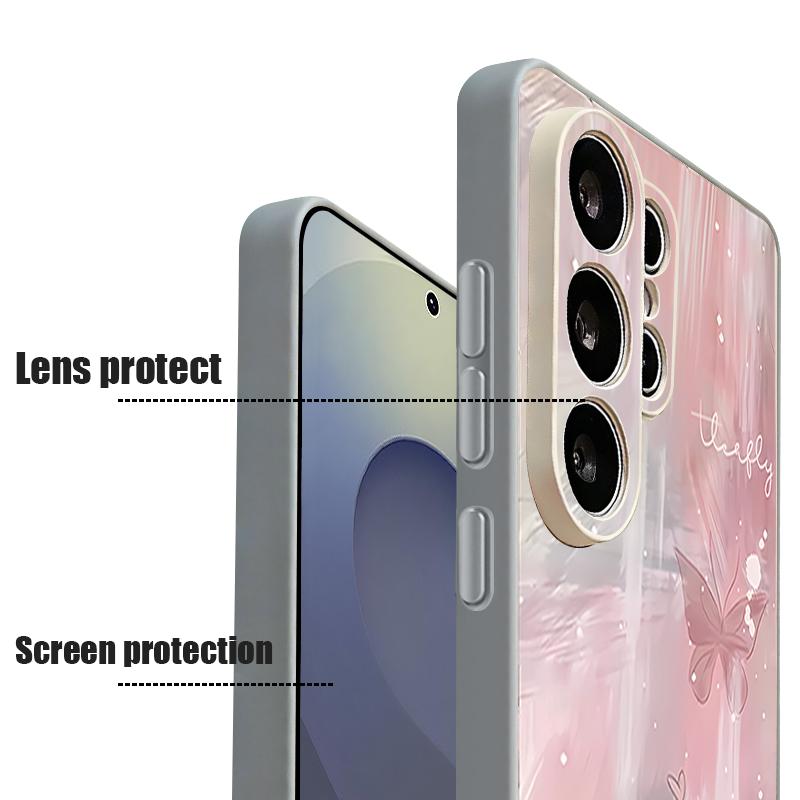 Magnetic For Magsafe Case For Samsung Galaxy S26 Ultra S25 Edge S24 Plus S23 FE S22 A17 A54 A55 A56 A57 5G Oil Painting Flowers Pattern Cover