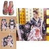 Adorable Japanese Kimono Cosplay Lolita Anime Maid Uniform With Soft Material