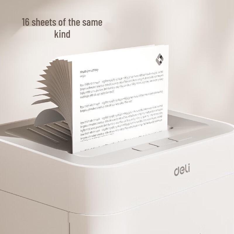 Deli GA330 High-Capacity Commercial/Home Paper Shredder CN plug (adapter included)