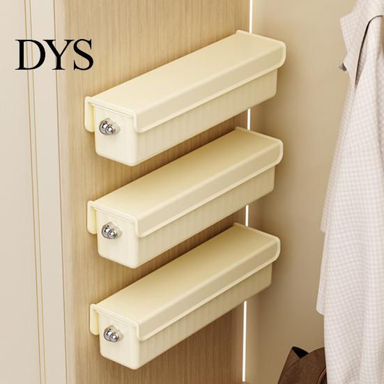 Desk Organizer 1/2Pcs Underwear Socks Storage Box Wall-Mounted Multiple Compartments Anti Dust Boxes Media Accessories Holder