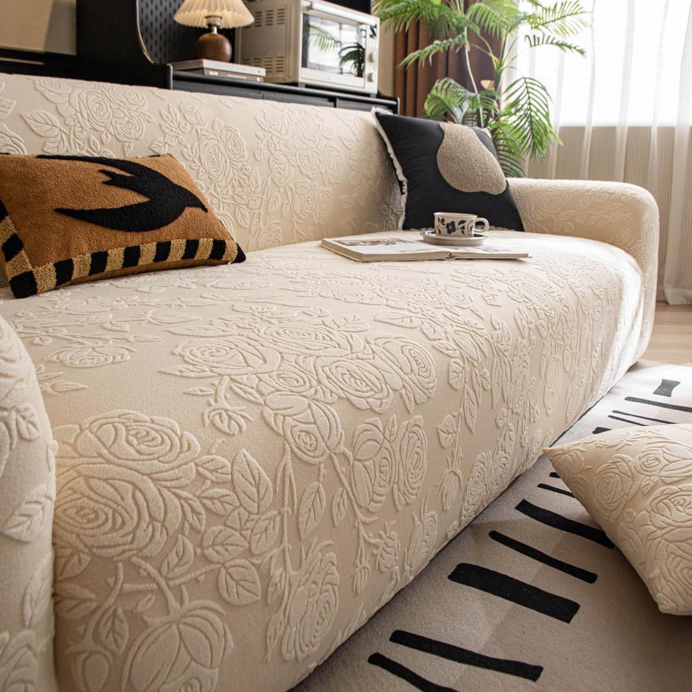 Neue Ganzjahres-Universal-Sofabezug All-Inclusive Mehrzweck-Gerade Reihe Integrierte Schutzhülle