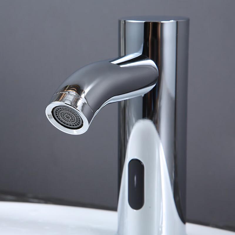 TLXT Automatic Sensor Faucet (Curved Spout, Hot & Cold)