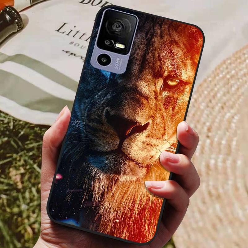 Para TCL 40R Funda Trasera de Silicona Funda para Teléfono para TCL 40 R 5G Fundas 6.6" TCL40R 5G T771K T771K1 T771H T771A Parachoques Suave coque