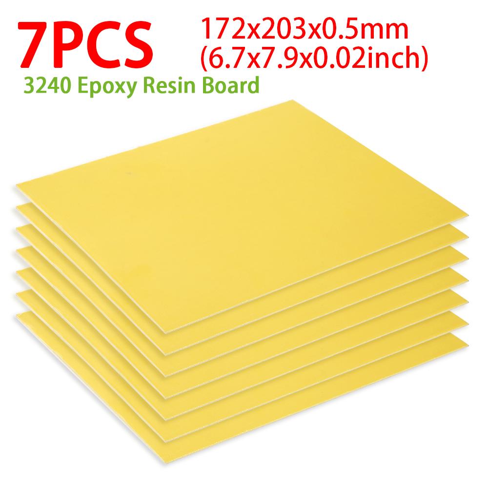 3240 Insulation Epoxy Plate 203x172x0.5mm Single Sided Adhesive for 3.2V 280Ah 320Ah 310Ah 90Ah Lifepo4 Battery Pack Diy Use