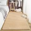 Velvet Shaggy Solid Color Mat, Indoor Decorative Mat, Fluffy Mat, Suitable for Bedroom Living Room Leisure Area Bedside  Puffy Mat Fashion Soft Mat
