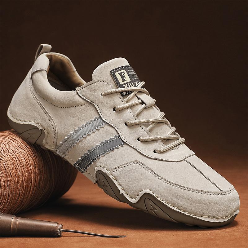 Fashion Men's Casual Leather Shoes High Quality Outdoor Comfortable Tenis Masculino Sneakers Man Fashion Ankle Flats Handmade Soft Shoes