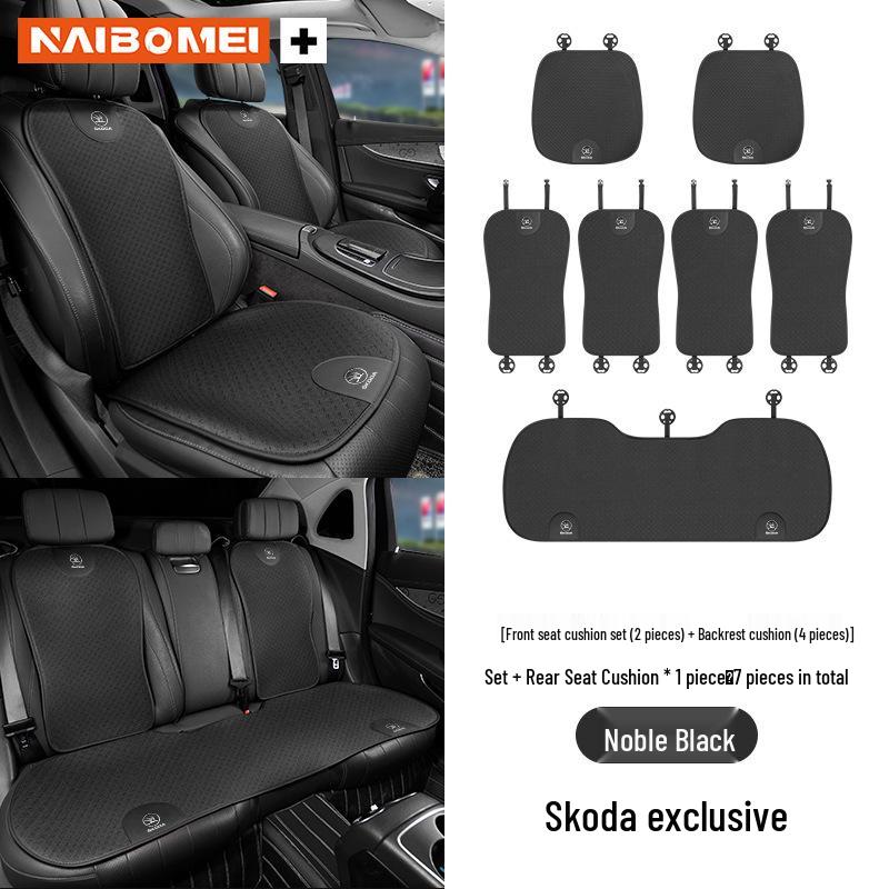 Skoda Octavia, Superb, Kamiq Car Seat and Lumbar Support Cushion for All Seasons.