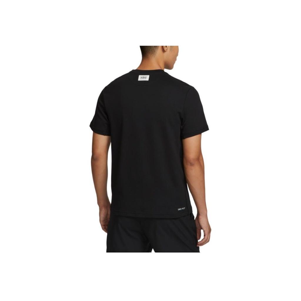 Nike Primary Dri-Fit Letter Round Neck Quick-Dry Breathable Casual Sports Short Sleeve T-Shirt Men T-Shirts Black FQ0258-010