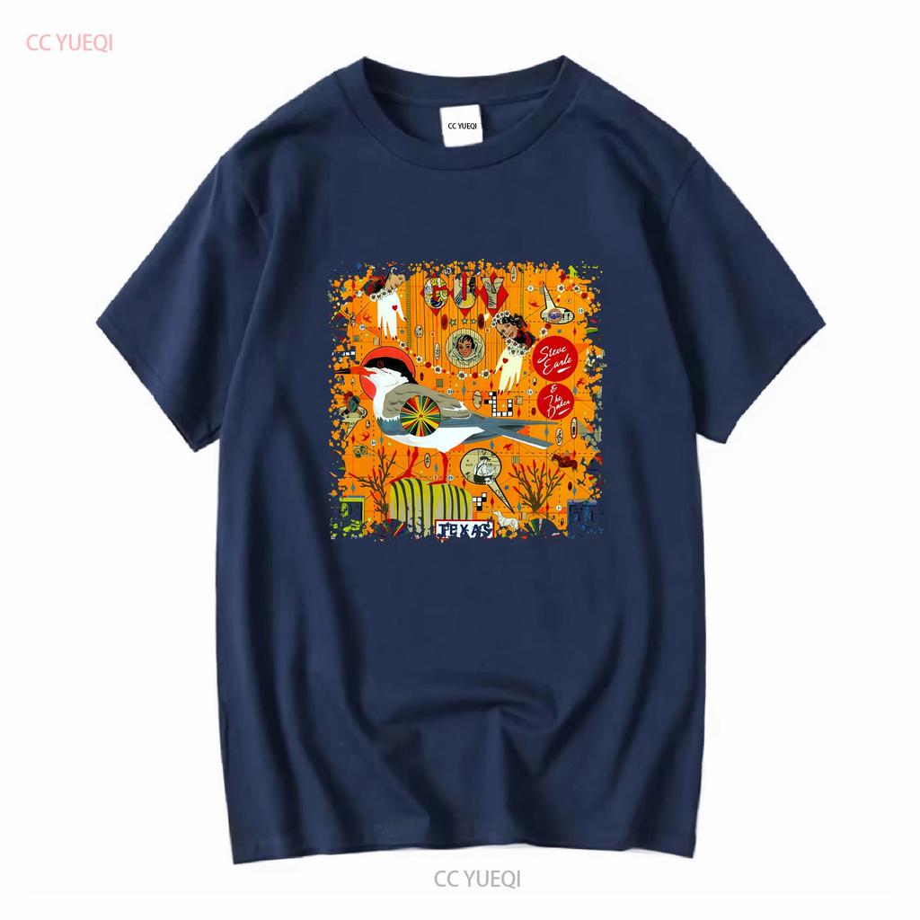 Steve Earle Band T Shirt Mans Fashion  Tops Summer Casual Vintage Washed Fashion Soft Designer Clothes Stylish Breathable