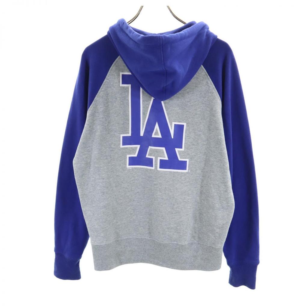 47 Long Sleeve Hood Parker XS Gray Brushed Back Sweatshirt Men's Used