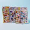 Cute Orange Cat 3D Pressable Cat Paw Puffy Bubble Stickers Self-Adhesive Kids Stationery Stickers for Journal Notebook DIY Craft