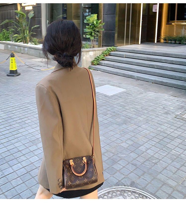 Women's 2024 Autumn Slimming Mid-Length Casual Suit Jacket