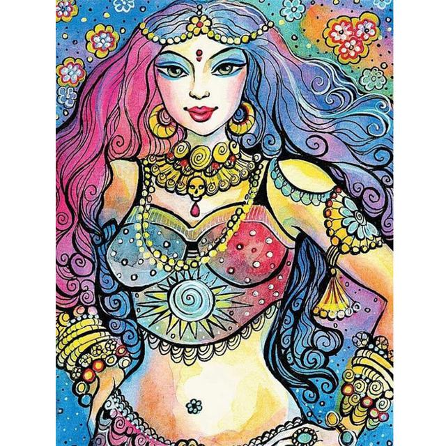 5D DIY Diamond Painting Woman Modern Picture of Rhinestone Diamond Embroidery Sales Cross Stitch Mosaic Wall Home Decor