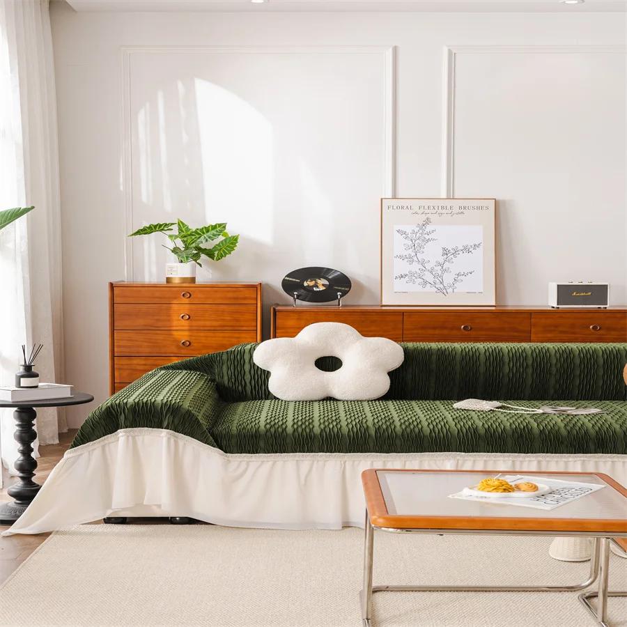 Water-repellent Universal All-inclusive Non-slip One-piece Leather Sofa Cover Cover Cloth Towel Velvet Four Seasons Universal
