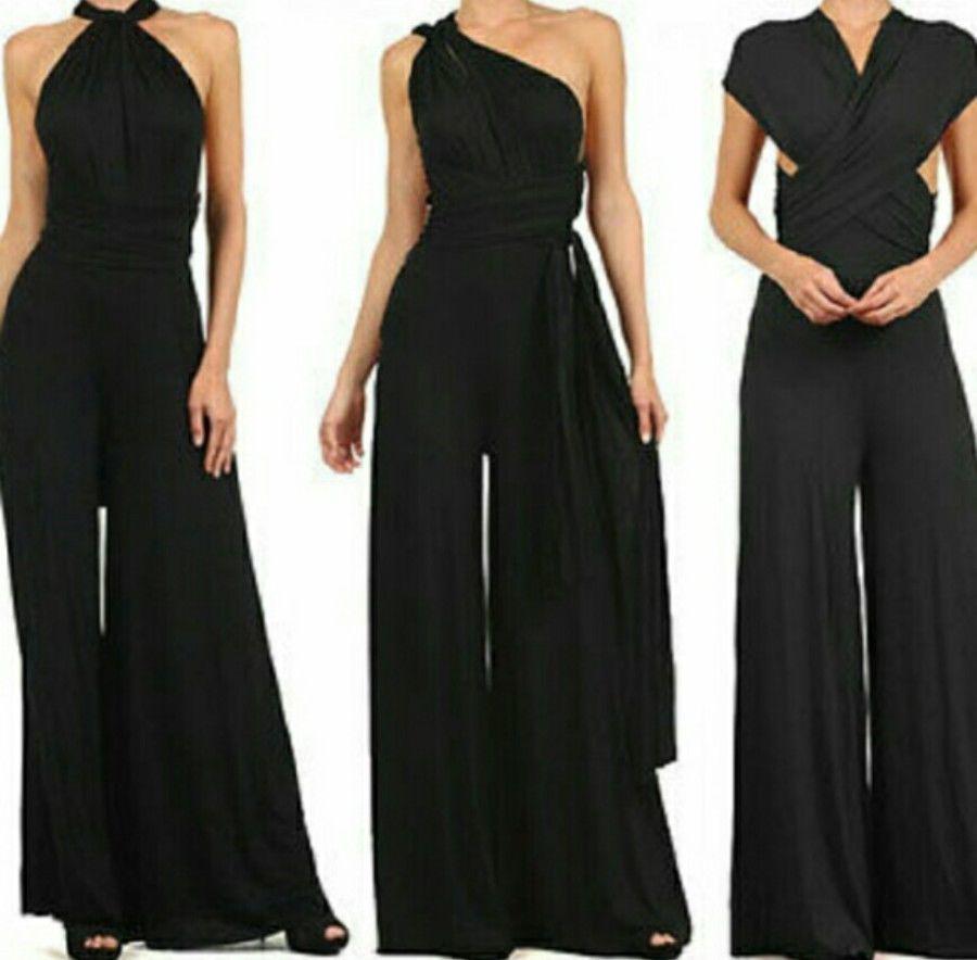 Women's Multi-Way Strap Crossover Bandage Jumpsuit - Sexy & Stylish OL Fashion