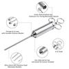 Meat  Syringe Kit StainlessSteel for Grill Turkey BBQ Seasoning Sauce Injection Flavor Needle CookingSyringe for Smoker Roast