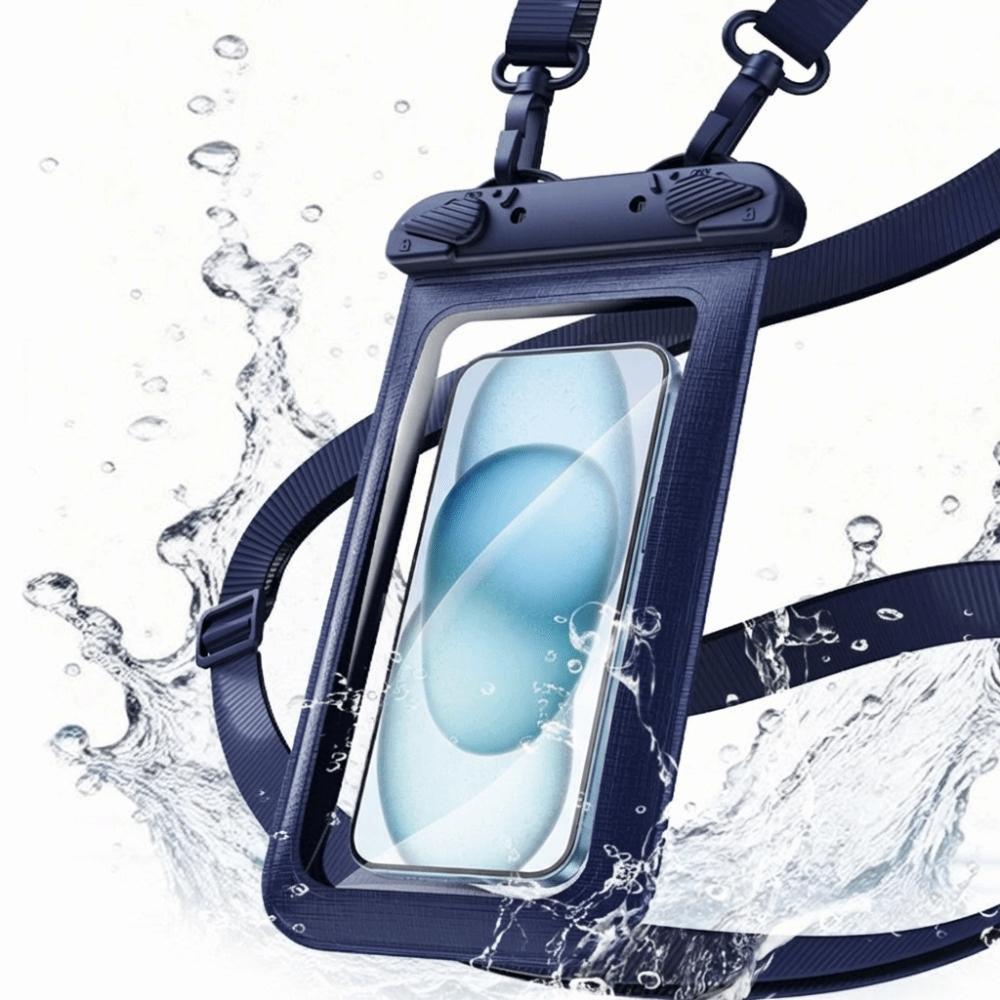 With Hang Rope Waterproof Phone Case 7.5 Inch Phone Waterproof Pouch Touch Screen Case  Swimming