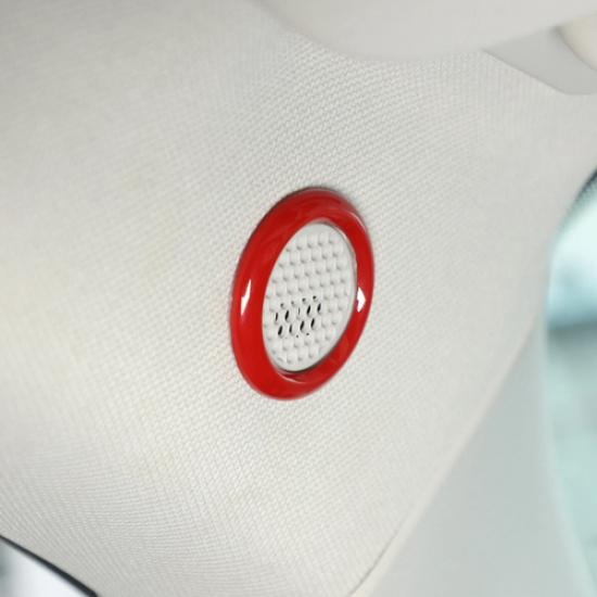 Car Top Roof Speaker Cover Trim Ring For Ford Maverick -2025 Accessories Red
