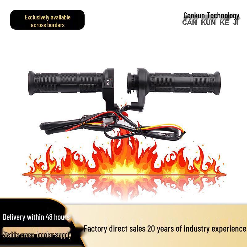 2014 Upgrade 12V Universal Electric Heated Motorcycle Grips /