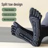 Professional Non-slip Split-toe Yoga and Pilates Mid-calf Socks