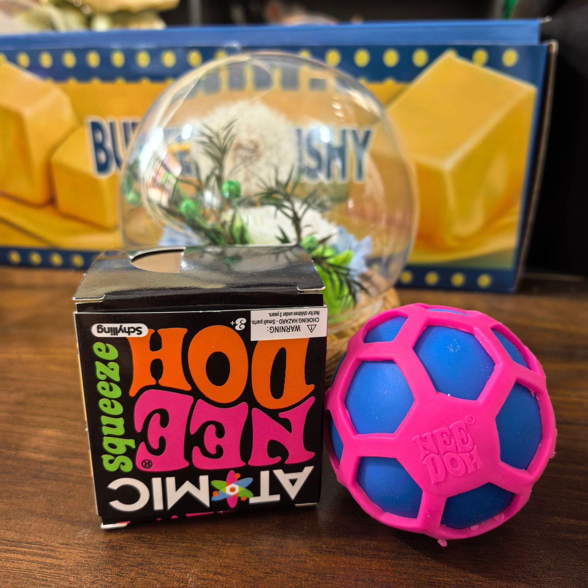 Flower Fluff Toy Ball Series Creative Cute Healing Soft Non-Sticky Portable Office Pinch Toy Ball