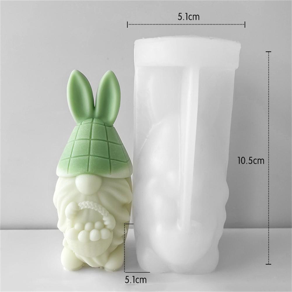 3D Velikonoční formy na skřítky Velikonoční silikonové formy na skřítky pro výrobu svíček, silikonová forma na svíčky se skřítky DIY ručně vyráběné řemeslo pro aromaterapii