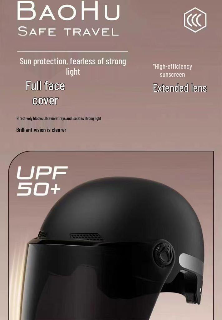 Certified Cat Ear Electric Bike Helmet for Men & Women: Sun Protection, All-Season Safety