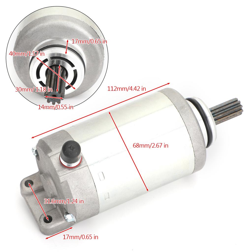 Starter Motor Replacement for Arctic Cat - 0825-024, 0825-013, 0825-011